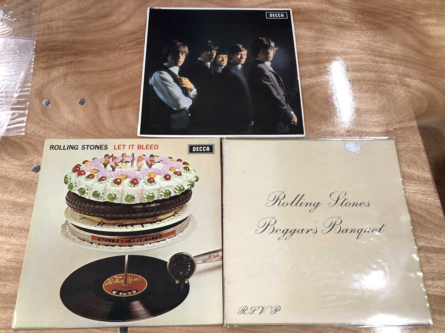 Lot 44 - The Rolling Stones - 3 Mono LP Records; 1st LP...