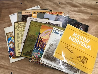 Lot 46 - Folk - 19 LP Records; Peter Bellamy - Mainly...