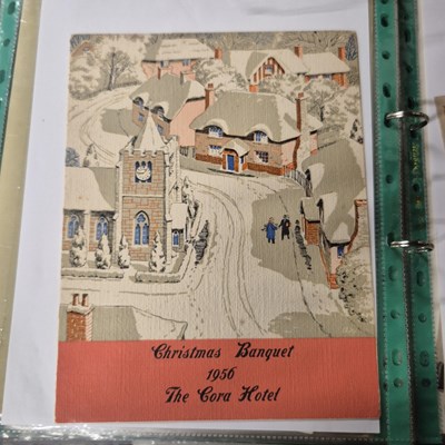 Lot 185 - Menus/Ephemera - A group pertaining to 1950s...