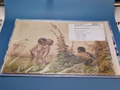 Lot 186 - Menus/Ephemera - A group pertaining to Georges...