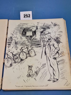 Lot 252 - An 1896 swimming prize album for The Mount...