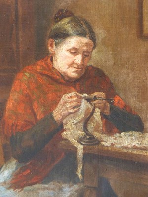 Lot 256 - Harry Fogan (1977-1933), portrait of a lady...