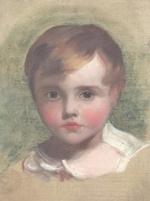 Lot 258 - Early 19th century school, portrait of a child'...