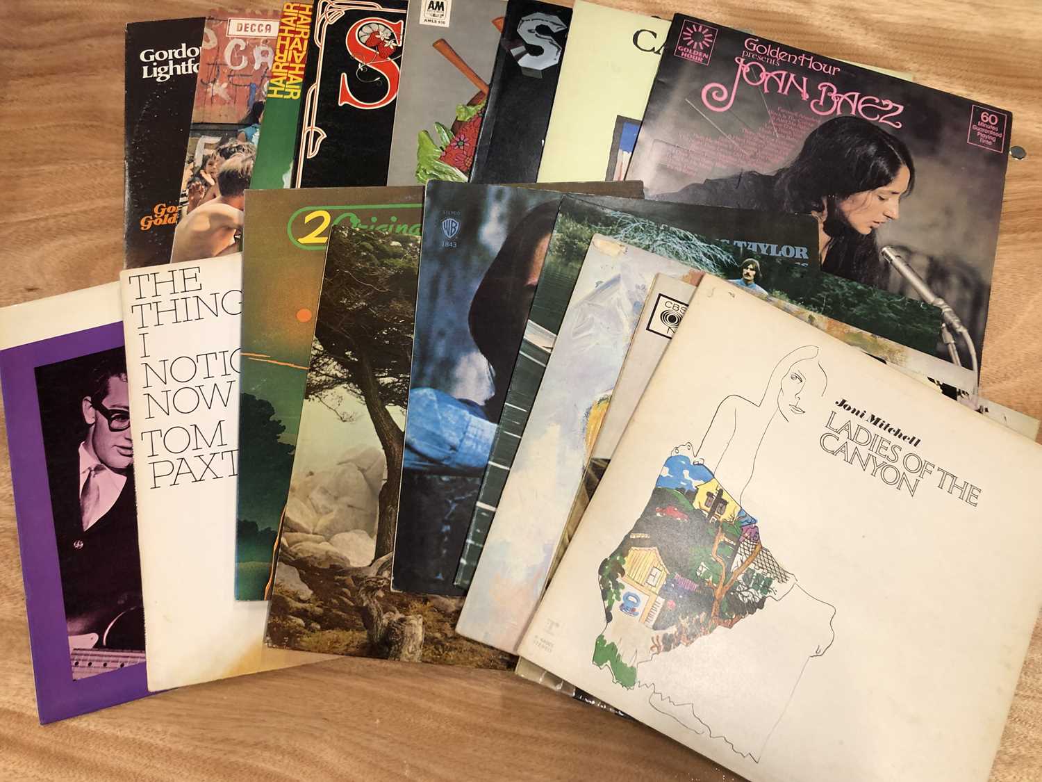 Lot 47 - Singer/Songwriters Etc. - 17 LP Records; Joni...
