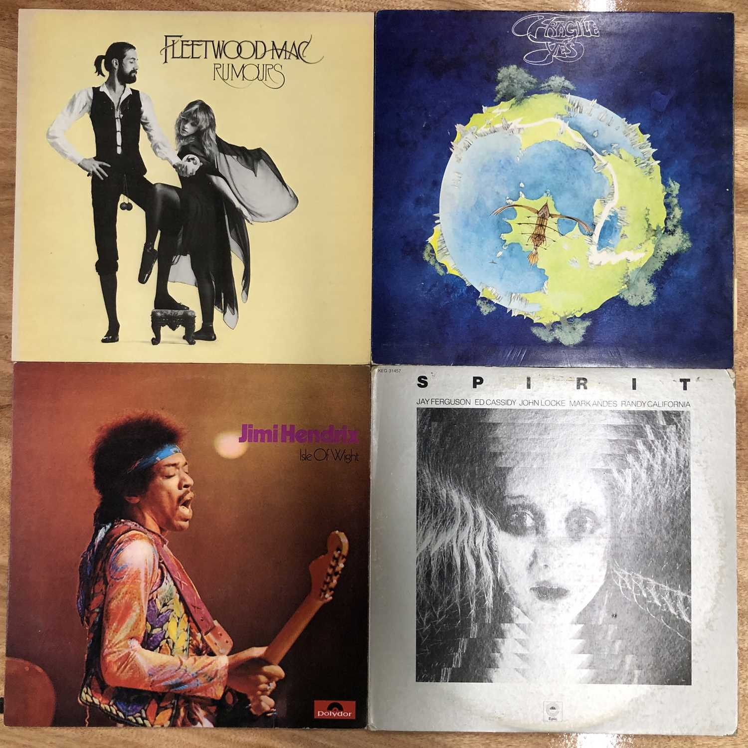 Lot 48 - Rock - 24 LP Records; Yes - Fragile 1st Press...