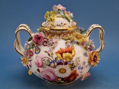 Lot 290 - A Coalbrokedale two handled jar and cover...