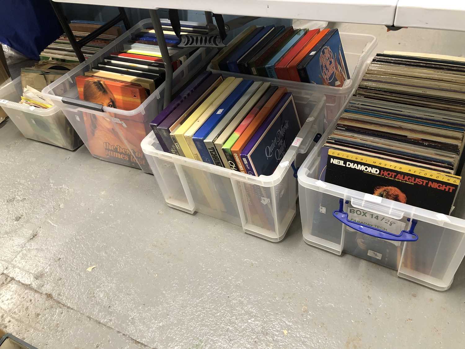Lot 61 - A large collection of LP Records and boxsets;...