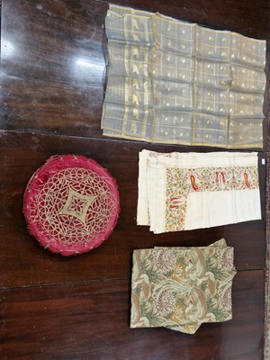 Lot 308 - A roll of textile machine woven with phoenix...