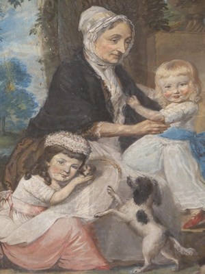 Lot 312 - Attributed to Daniel Gardner (1750-1805), two...