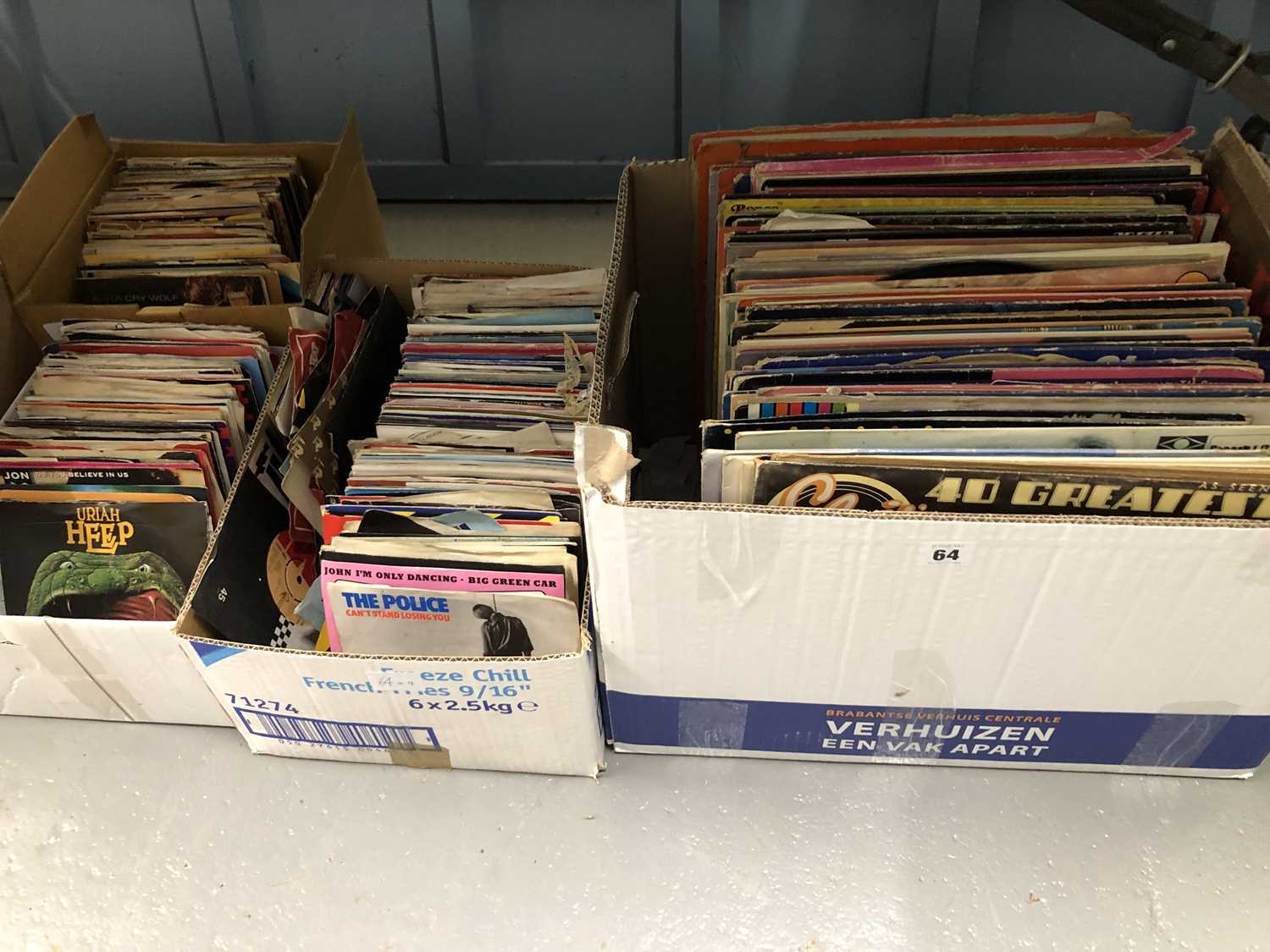 Lot 64 - Pop/Rock - Approx 250 7" Single Records 70s to...