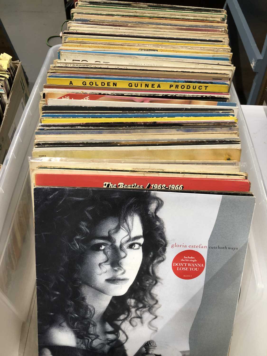 Lot 65 - Pop - Approx 120 LP Records; The Beatles (some...