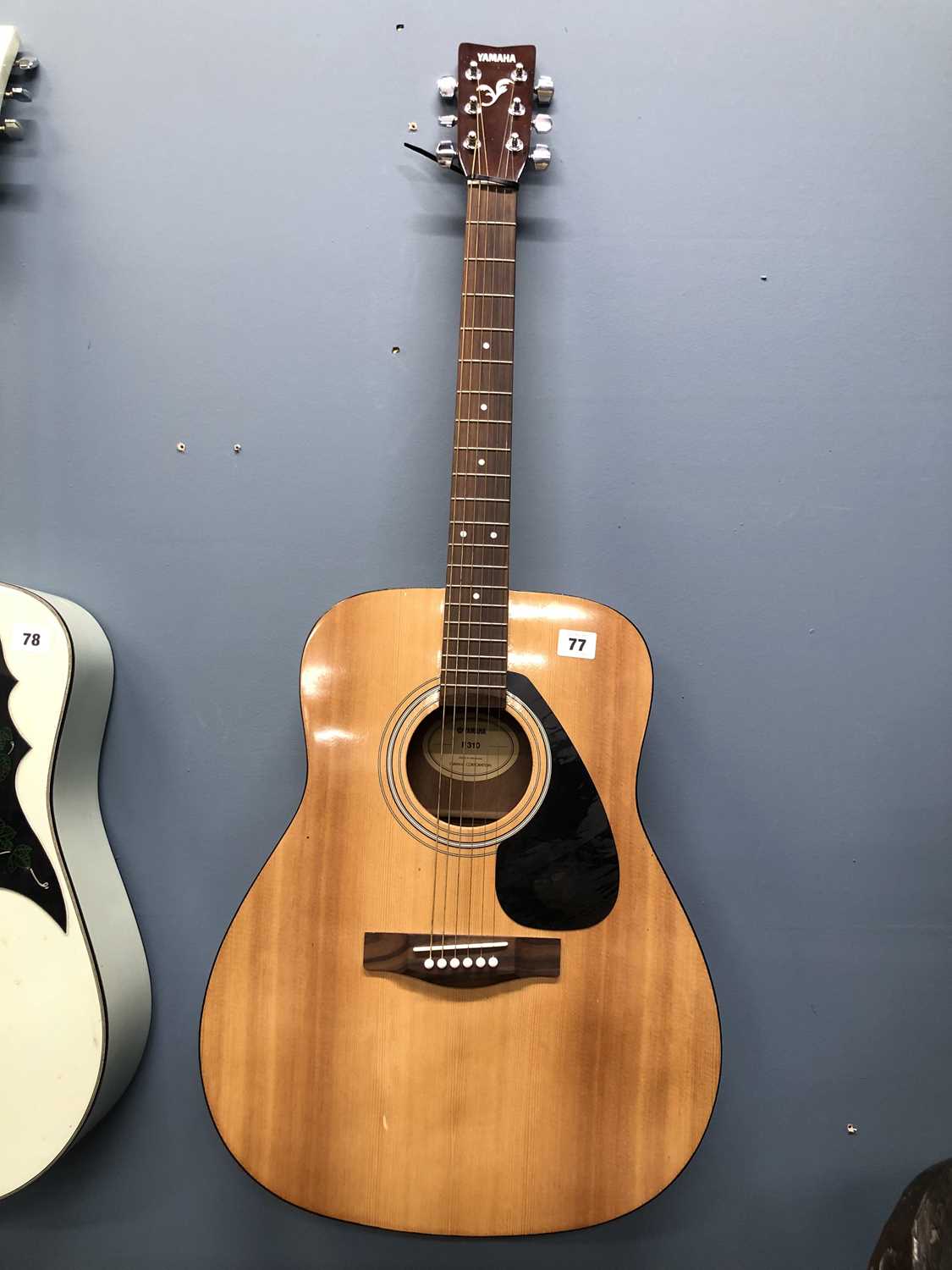 Lot 77 - A Yamaha F310 acoustic guitar
