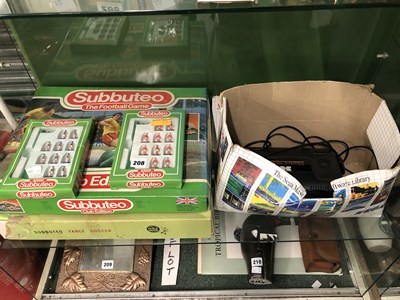 Lot 208 - Boxed Subuteo table soccer sets together with...