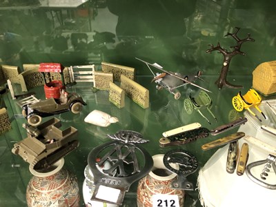 Lot 212 - A Britains airplane, military vehicles and...