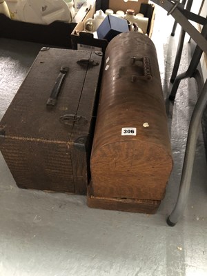 Lot 306 - Two cased sewing machines