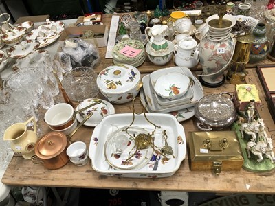 Lot 313 - Worcester Evesham pattern tablewares, drinking...