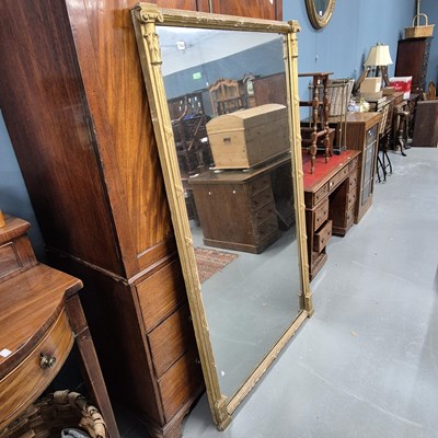 Lot 754 - A large 19th-century gilt-framed overmantle or...