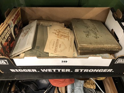 Lot 349 - A collection of cigarette card albums together...