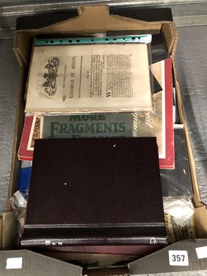 Lot 357 - A collection of military ephemera, magazines,...