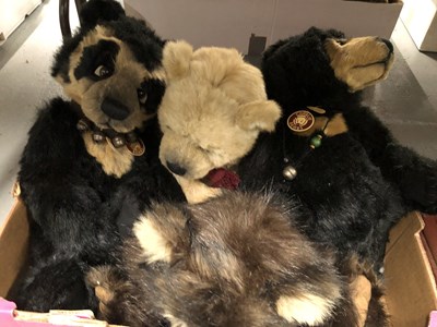 Lot 361 - Four Charlie Bear soft toys