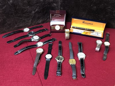 Lot 117 - A waterman and a parker fountain pen, a...