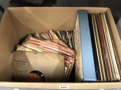 Lot 405 - LP, 45rpm and 78rpm single records