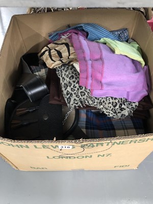 Lot 416 - A black mink coat, a Scottish highland dress,...