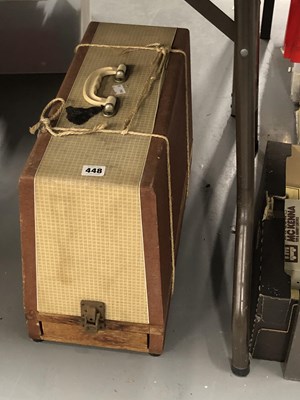 Lot 448 - A cased sewing machine