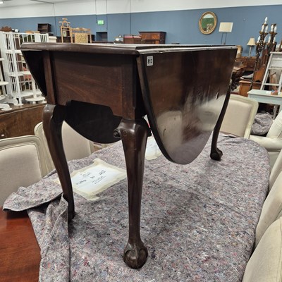 Lot 813 - An impressive 19th-century mahogany drop-leaf...