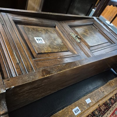 Lot 825 - An Edwardian wall cabinet.