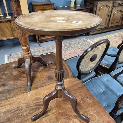 Lot 839 - An Edwardian wine table. H 52 D 30 cm