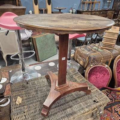 Lot 877 - A Victorian mahogany occasional table on a...