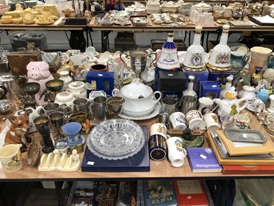 Lot 466 - Bells whiskey bottles, royal commemorative...