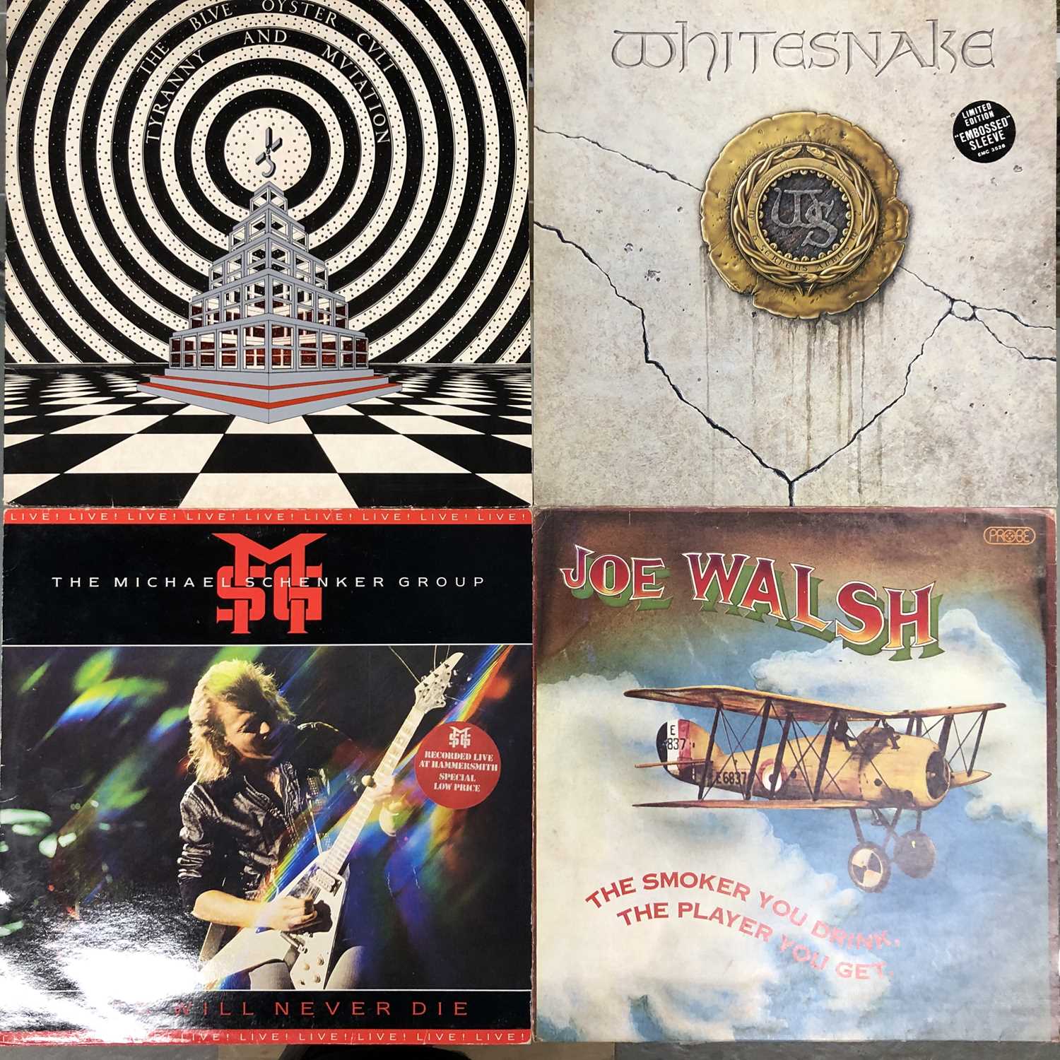 Lot 86 - Rock/Heavy Rock - 13 LP Records; Blue Oyster...