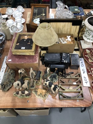 Lot 487 - Border Fine Arts dogs, cameras, four War Dept...