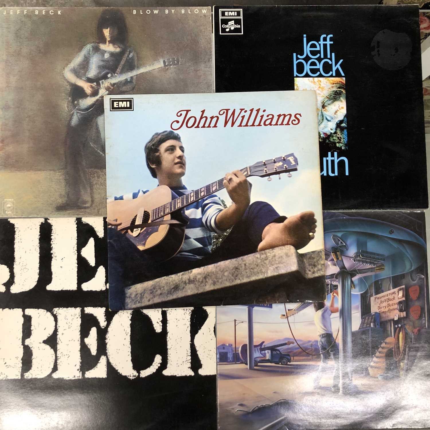 Lot 89 - John Williams/Jeff Beck - 5 LP Records; John...