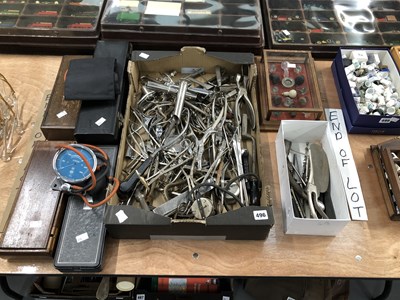 Lot 496 - A Collection of stainless steel medical and...