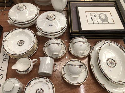 Lot 516 - A Wedgwood Osborne pattern dinner service...