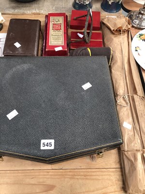 Lot 545 - A canteen and loose electroplate cutlery,...