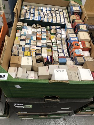 Lot 99 - 5 boxes of radio valves - boxed; Mullard,...