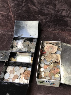Lot 147 - Coins- a collection of loose coins, mostly GB,...