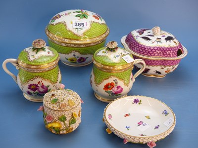 Lot 365 - Two 19th century Vienna porcelain mugs and...