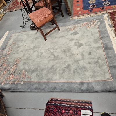 Lot 964 - A small chinese carpet