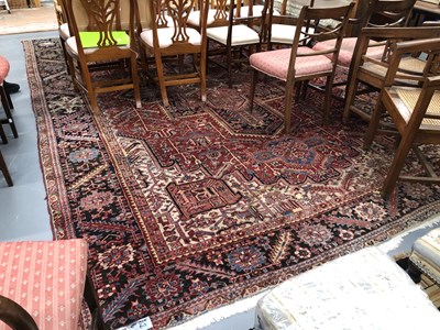 Lot 966 - A Persian Heriz carpet 428 x 305