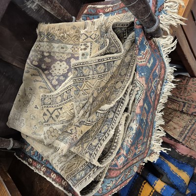 Lot 970 - A group of worn antique caucasian and other...