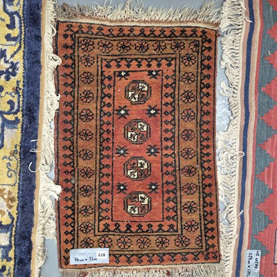 Lot 977 - An afghan small mat