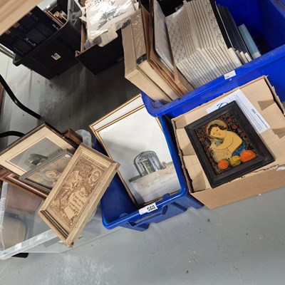 Lot 560 - A quantity of decorative painting and prints...