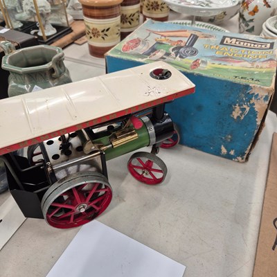 Lot 568 - An early mamod steam traction engine, model...