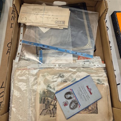 Lot 569 - Various 19th-century colour engravings and...