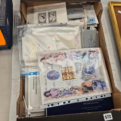 Lot 572 - Various royal related ephemera and stamps